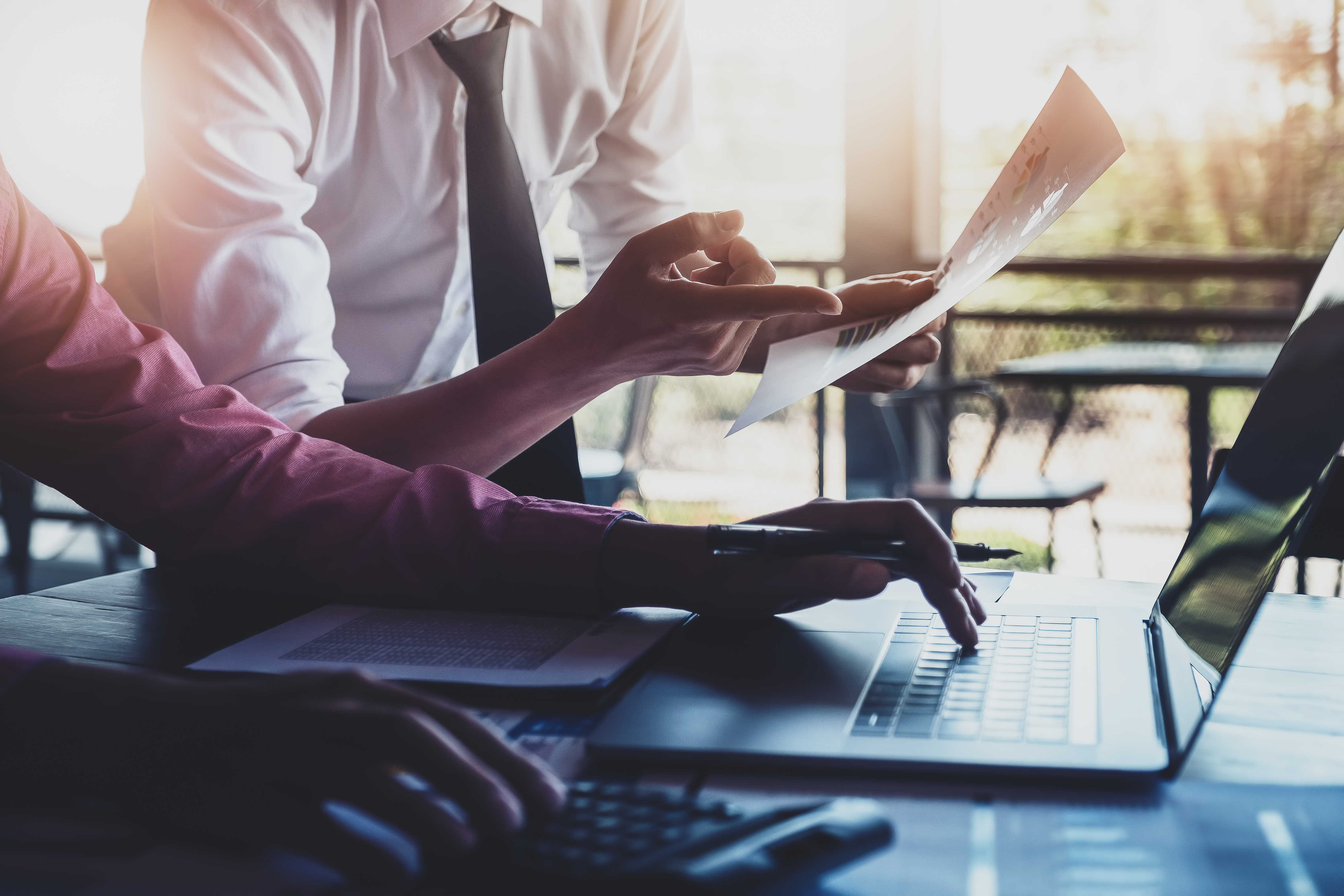 economic research discussions, business team analyzing income ch